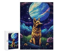 Puzzle for Adults 300 PCS Lunar Lookout Adult Jigsaw Puzzles Hand Speed Race Parent-child Interaction Deal As Gifts for The Whole Family 300 PCS