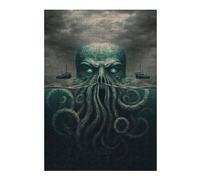 Puzzle for Adults 300 PCS Ocean's Depths The Cthulhu Awakening Adult Puzzles Hands-on Game Precision Cutting Unique Gifts for Birthday And Christmas 300 PCS