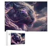 Puzzle for Adults 300 PCS Thundering Tiger Power -6 Puzzle for Adults Brain Teaser Game Difficult Challenge for Is Ideal As A Gift 300 PCS