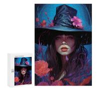 Puzzle for Adults 300 PCS Witch's Enchanted Garden Puzzle for Adults Brain Teaser Game Difficult Challenge for Is Ideal As A Gift 300 PCS