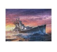Puzzle for Adults 38x26cm/1000pcs Battleship at Sunset Jigsaw Puzzle Fun Games Wall Decoration Unique Gifts for Birthday And Christmas 38x26cm/1000pcs