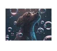 Puzzle for Adults 38x26cm/1000pcs Dreamy Bubble Dog Puzzle for Adults Brain Teaser Game Difficult Challenge for Is Ideal As A Gift 38x26cm/1000pcs