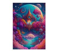 Puzzle for Adults 38x26cm/1000pcs Fantasy Cosmic Garden Teenagers Puzzles Brain Teaser Game Hand Speed Race Birthday And Unique Gifts 38x26cm/1000pcs