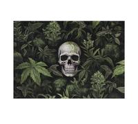 Puzzle for Adults 38x26cm/1000pcs Jungle Skull Nature's Reclamation Puzzle for Adults Brain Teaser Game Difficult Challenge for Is Ideal As A Gift 38x26cm/1000pcs