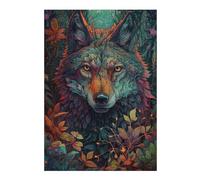 Puzzle for Adults 38x26cm/1000pcs Whimsical Wolf in Nature Puzzle for Adults Brain Teaser Game Difficult Challenge for Is Ideal As A Gift 38x26cm/1000pcs