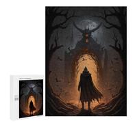 Puzzle for Adults 500 PCS Dark Forest Gateway Puzzle for Adults Brain Teaser Game Difficult Challenge for Is Ideal As A Gift 500 PCS