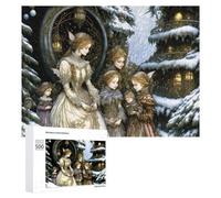 Puzzle for Adults 500 PCS Enchanted Winter Wonderland Puzzle for Adults Brain Teaser Game Difficult Challenge for Is Ideal As A Gift 500 PCS