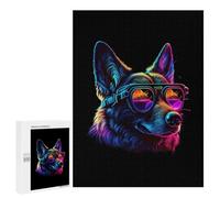Puzzle for Adults 500 PCS German Shepherd Adult Jigsaw Puzzle Family Game Home Decoration Unique Gifts for Birthday And Christmas 500 PCS