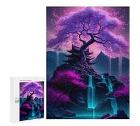 Puzzle for Adults 500 PCS Magical Cherry Blossom Puzzle for Adults Anti-Stress Toys Home Decoration Unique Gifts for Birthday And Christmas 500 PCS