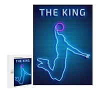 Puzzle for Adults 500 PCS The King Neon Puzzle for Adults Anti-Stress Toys Home Decoration Unique Gifts for Birthday And Christmas 500 PCS