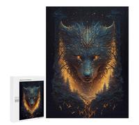 Puzzle for Adults 500 PCS Wolf Legend Adult Jigsaw Puzzles Hand Speed Race Parent-child Interaction Deal As Gifts for The Whole Family 500 PCS