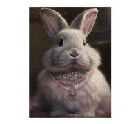 Puzzle for Adults 52x38cm/1000pcs Royal Bunny Jewels Puzzle for Adults Brain Teaser Game Difficult Challenge for Is Ideal As A Gift 52x38cm/1000pcs