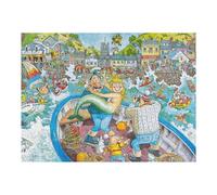 Puzzle for Adults 52x38cm/1000pcs Seaside Chaos A Cartoon Adventure Puzzle for Adults Brain Teaser Game Difficult Challenge for Is Ideal As A Gift 52x38cm/1000pcs