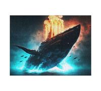 Puzzle for Adults 52x38cm/1000pcs Titanic The Sinking Ship Puzzle for Adults Brain Teaser Game Difficult Challenge for Is Ideal As A Gift 52x38cm/1000pcs