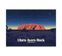 Puzzle for Adults 52x38cm/1000pcs Uluru Ayers Rock Australia Landscape Jigsaw Puzzle Fun Games Wall Decoration Unique Gifts for Birthday And Christmas 52x38cm/1000pcs