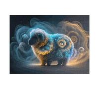 Puzzle for Adults 52x38cm/1000pcs Whimsical Cosmic Sheep Artistic Fusion Puzzle for Adults Brain Teaser Game Difficult Challenge for Is Ideal As A Gift 52x38cm/1000pcs