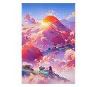 Puzzle for Adults 75x50cm/1000pcs Cloudy Sunset Dreamscape Teenagers Puzzles Brain Teaser Game Hand Speed Race Birthday And Unique Gifts 75x50cm/1000pcs