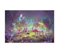 Puzzle for Adults 75x50cm/1000pcs Enchanted Mushroom Grove Puzzle for Adults Brain Teaser Game Difficult Challenge for Is Ideal As A Gift 75x50cm/1000pcs