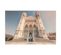 Puzzle for Adults 75x50cm/1000pcs Notre Dame De Fourviere Jigsaw Puzzle Fun Games Wall Decoration Unique Gifts for Birthday And Christmas 75x50cm/1000pcs