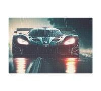 Puzzle for Adults 75x50cm/1000pcs Rainy Night Racing Car Jigsaw Puzzle Fun Games Wall Decoration Unique Gifts for Birthday And Christmas 75x50cm/1000pcs