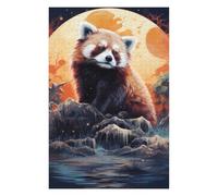 Puzzle for Adults 75x50cm/1000pcs Red Panda Moonlit Journey Teenagers Puzzles Brain Teaser Game Hand Speed Race Birthday And Unique Gifts 75x50cm/1000pcs