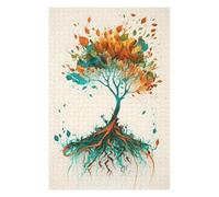 Puzzle for Adults 75x50cm/1000pcs Tree Watercolors 2 Puzzle for Adults Brain Teaser Game Difficult Challenge for Is Ideal As A Gift 75x50cm/1000pcs