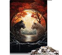 puzzle for adults and children 1000 Piece Jigsaw Puzzle wilderness Wooden Jigsaw Puzzle for Adults& Kids Age 12 Years Up Brain Teaser Puzzle Size: 50x75cm