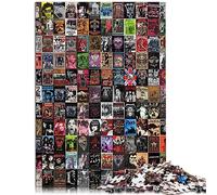 puzzle for adults and children vintage collage 1000 Pieces Jigsaw Puzzles Wood Puzzle suitable for adults Great Gift for Adults Size: 50x75cm