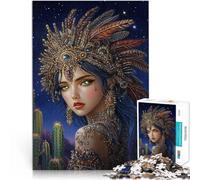 Puzzle for Adults and teenagers1000 Pieces Beautiful Princess Made of cardboard Suitable for people aged 14 and above Educational games Secret Santa Gifts。size:26x38cm/10.24x14.96inch