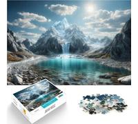 Puzzle for Adults and teenagers1000 Pieces Clear Mountain Waters Made of cardboard Suitable for people aged 14 and above Precision cutting Gift For Birthdays。size:38x52cm/14.96x20.47inch