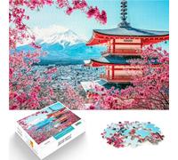 Puzzle for Adults and teenagers1000 Pieces Spring In Japan Made of cardboard Suitable for people aged 14 and above Play toys because it is ideal as a gift for the whole family。size:26x38cm