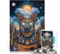 Puzzle for Adults and teenagers2000 Pieces Colorful Art Dog Made of cardboard Suitable for people aged 14 and above Home Decoration game Toys Christmas game Presents for Women。size:70x100cm