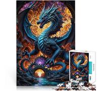 Puzzle for Adults and teenagers2000 Pieces Dragons Luminous Symphony Made of cardboard Suitable for people aged 14 and above Assembling the model Gift Toys 。size：70x100cm/27.5x39.3inch