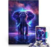 Puzzle for Adults and teenagers2000 Pieces Elephant Space Animal Made of cardboard,Suitable for people aged 14 and above Intellectual game Gift ideas。size:70x100cm/27.5x39.3inch