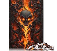 Puzzle for Adults Artistic Skeleton 500 Piece Puzzle Wooden Jigsaw Puzzle Puzzles for 18 Year Olds Christmas Birthday Gift 500pcs (52x38cm)
