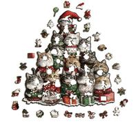 Puzzle for Adults - Decorative Animal Cat Design, 194 Pieces, Puzzle Pieces, Engaging to Interlocking | Relaxing Activity for Men Women Teenagers Family Friends col