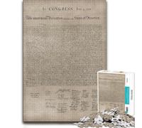 Puzzle for Adults Independence Declaration 1000pcs (38x26cm) | Enjoy a tabletop puzzle activity around the table for patient puzzling.