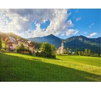 Puzzle for Adults Jigsaw Puzzles Hard Challenging Difficult Family Cool Large Austria Traditional Church Chapel Village Puzzles for Adults_1000pcs