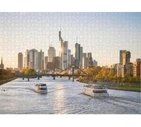 Puzzle for Adults Jigsaw Puzzles Hard Challenging Difficult Family Cool Large Autumn evening Frankfurt am Main Puzzles for Adults_500pcs