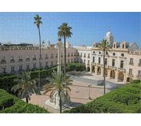 Puzzle for Adults Jigsaw Puzzles Hard Challenging Difficult Family Cool Large Beautiful Constitution Square which is The Centre The City Almeria Puzzles for Adults_1000pcs