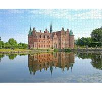 Puzzle for Adults Jigsaw Puzzles Hard Challenging Difficult Family Cool Large Egeskov Castle The South The Island Denmark Puzzles for Adults_500pcs