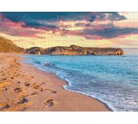 Puzzle for Adults Jigsaw Puzzles Hard Challenging Difficult Family Cool Large Footprints The Sand The Famous Turkish Beach Puzzles for Adults_500pcs