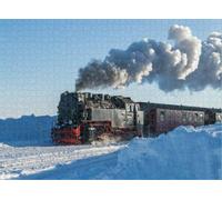 Puzzle for Adults Jigsaw Puzzles Hard Challenging Difficult Family Cool Large Historical steam Train Mountain Mountain Puzzles for Adults_300pcs