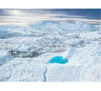 Puzzle for Adults Jigsaw Puzzles Hard Challenging Difficult Family Cool Large Melting Iceberg The Shape a Heart Climate Change Puzzles for Adults_300pcs