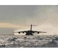 Puzzle for Adults Jigsaw Puzzles Hard Challenging Difficult Family Cool Large Taking Off from The Pegasus Runway at Station Antarctica Puzzles for Adults_500pcs
