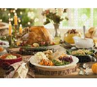 Puzzle for Adults Jigsaw Puzzles Hard Challenging Difficult Family Cool Large Thanksgiving Dinner Table Puzzles for Adults_300pcs
