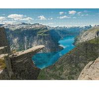Puzzle for Adults Jigsaw Puzzles Hard Challenging Difficult Family Cool Large Troll's Tongue Rock Norway Puzzles for Adults_1000pcs