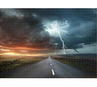 Puzzle for Adults Jigsaw Puzzles Hard Challenging Difficult Family Cool Large Weather Thunderstorm Climate Change Puzzles for Adults_1000pcs