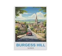Puzzle for Adults Kids 1000 Piece，Burgess Hill West Sussex，Toy Educational Games Home Decoration for Adults& Kids Age 14 Years Up 1000pcs（75x50cm）-GX20