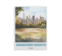Puzzle for Adults Kids 1000 Piece，Grandview Heights Ohio，Toy Educational Games Home Decoration for Adults& Kids Age 14 Years Up 1000pcs（75x50cm）-HH100